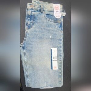 Reinforce knee stretch jeans